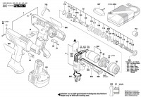 Bosch 0 602 492 451 EXACT 1106 Cordless Screw Driver Spare Parts